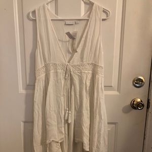 New York and Company Delicate White Dress